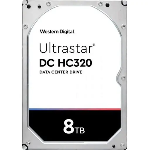 Накопитель Western Digital HDD 8TB Ultrastar DC HC320 7200rpm 256MB 3.5` SAS (HUS728T8TAL5204/0B36400)