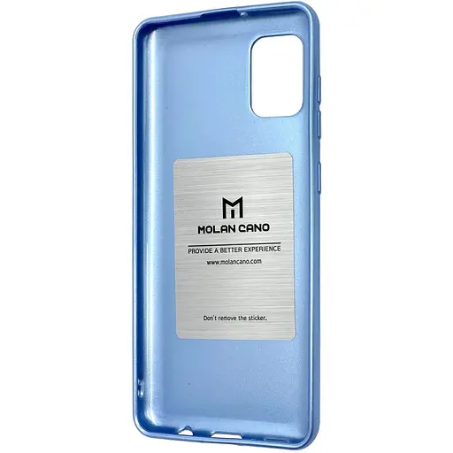 Чехол-накладка Molan Cano Silicone Jelly Case для Samsung A31 / A315 (2020) (blue) - фото 2