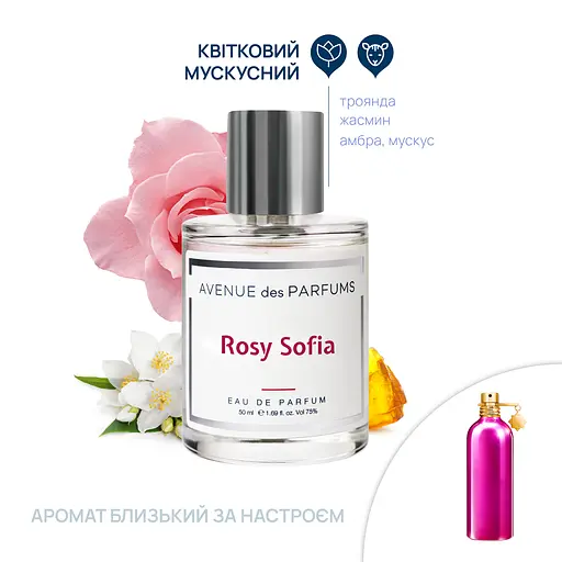 Парфумована вода Rosy Sofia Avenue des Parfums 50 мл - фото 2