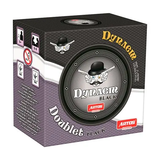 Настільна гра "Дуплет Black" 21120 Artos games, в коробці (4820130621120) - фото 1