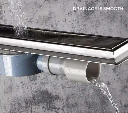 Душевой трап под плитку Gappo 70х600 мм, нержавеющая сталь G86007-4. - фото 4