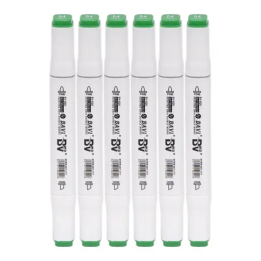 Скетч-маркер двусторонний Bavi №54, на спиртовой основе, 10 шт.