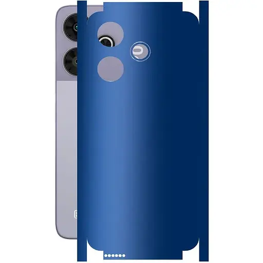 Защитная пленка StatusSKIN для Xiaomi Poco M6 Plus Корпус Винил Синий матовый