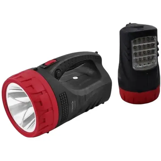 Мощный светодиодный аккумуляторный фонарь GN-168 прожектор переносной фонарь для охраны - фото 1