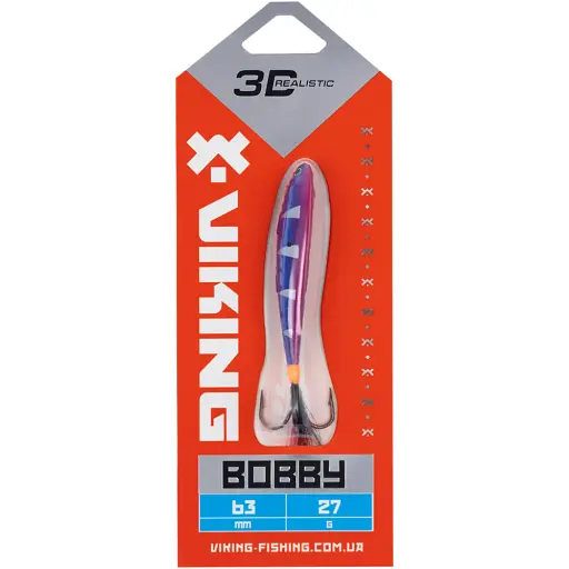 Бокоплав Viking Fishing Bobby 63mm 27.0g #09 Strange Perch - фото 2