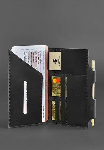 Кожаный тревел-кейс 3.0 черный Crazy Horse - фото 3