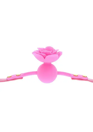 Кляп Taboom Rose Ball Gag Malibu рожевий - фото 7