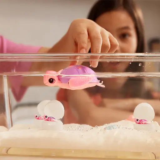 Интерактивный игровой набор Мама черепаха с сюрпризом Pets & Robo Alive 9560 "Mama & Baby Surprise" - фото 4