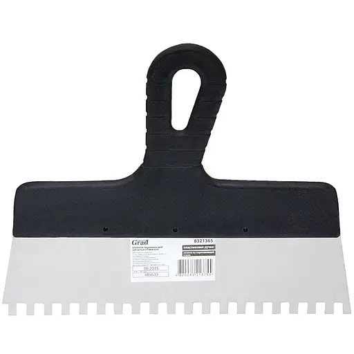 Шпатель зубчатый Grad 250мм 6×6мм 8321365 - фото 1