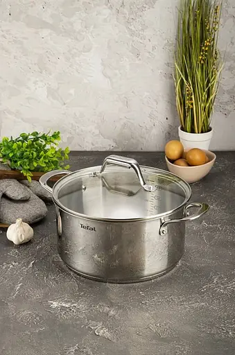 КАСТРУЛЯ З КРИШКОЮ З МІРНОЮ ШКАЛОЮ 5.4Л TEFAL ELEMENTARY 24СМ - фото 9