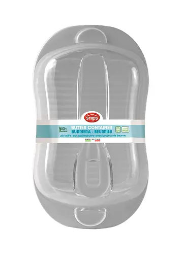 Контейнер для масла с ножом Snips, белый, 0,5л - фото 6