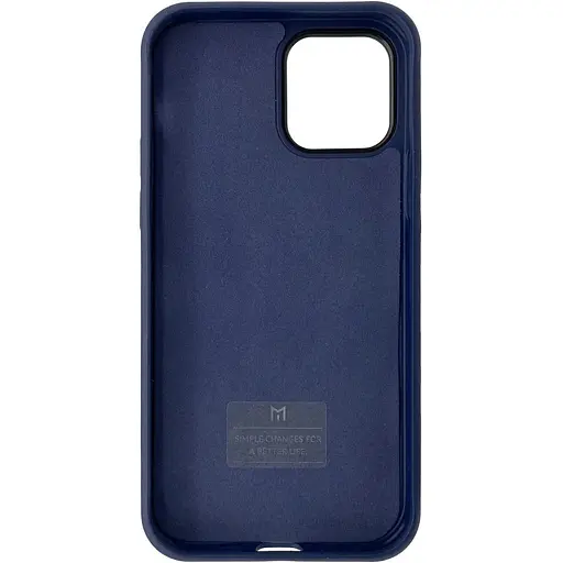 Чохол-накладка Molan Cano Silicone SF Jelly Mixxi для Apple iPhone 12 Pro Max (dark blue) - фото 5