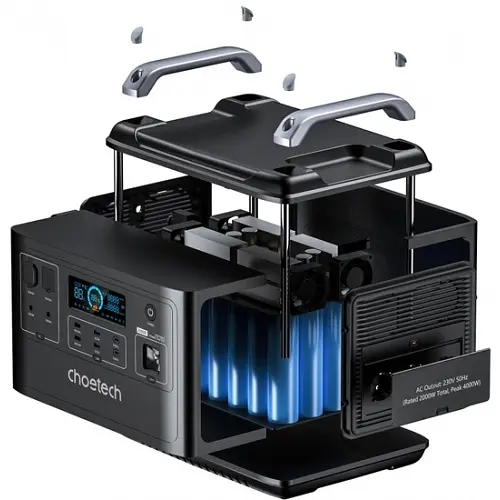 Зарядная станция Choetech BS006 4000W 2016Wh - фото 4