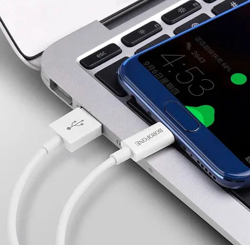 Зарядный кабель Borofone BX22 Bloom USB to Type-C 1 м, белый - фото 5