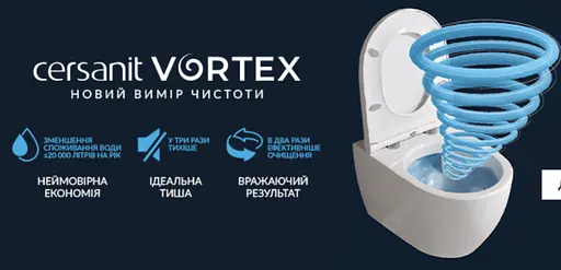 Подвесной унитаз Cersanit Zen Pro StreamOn овальный с сидением duraplast Larga Slim WRAP Soft Close S701-719 - фото 3