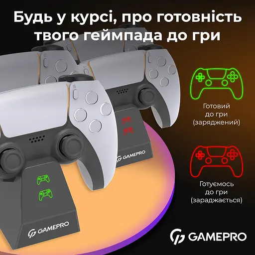 Зарядна станция для геймпадов PS5 GamePro CHS420B - фото 6