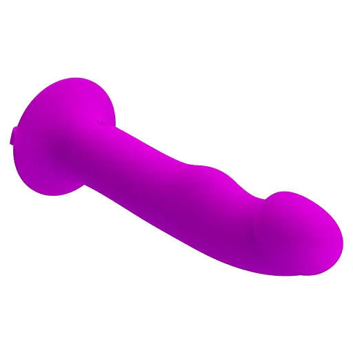 Фалоімітатор Pretty Love Murray Dildo with Vibration 19 см фіолетовий - фото 5