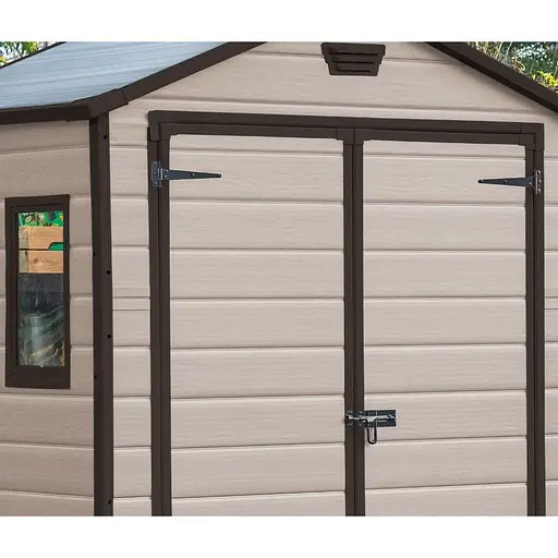 Сарай пластиковый Keter MANOR 6x5 м бежево-коричневый - фото 2