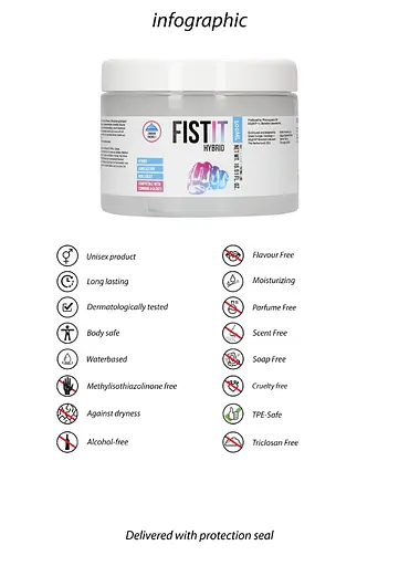 Лубрикант на гібридній основі Shots Fist It Hybrid 500 мл - фото 8