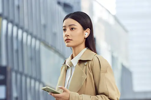 Бездротові навушники Oppo Enco Buds3 Pro ETEK1, BT5.4, IP55, 58mAh, 560mAh, 12h, Glaze White UA UCRF - фото 8