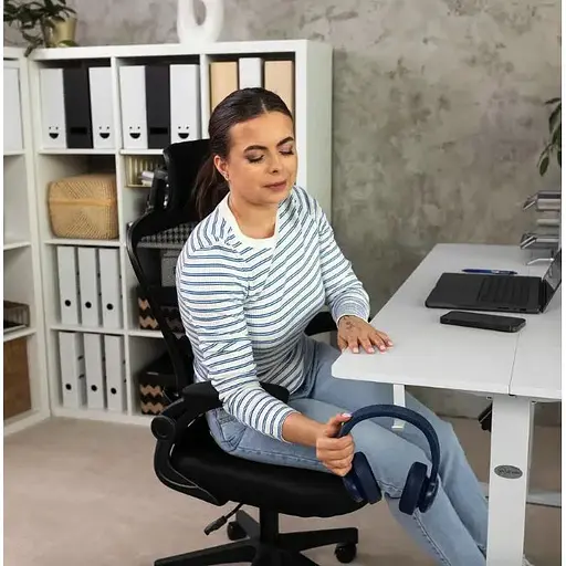 Компьютерный стол с регулируемой высотой Di Volio Rapalo белый - фото 6