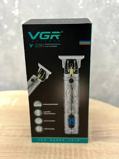 Профессиональный триммер для волос VGR V-228 с металлическим корпусом и T-образным лезвием - фото 6