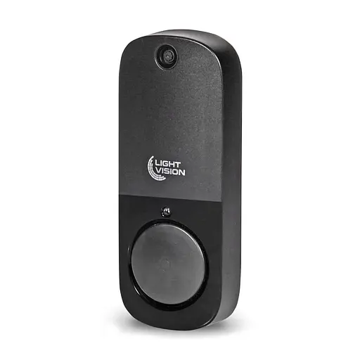 Дверний WiFi дзвінок Light Vision VLC-DR10T(Tuya) Black з ІЧ-датчиком руху (75-00186) - фото 2