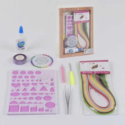 Набор для квиллинга С 37116 16 цветов, с инструментами, в коробке (6900067371164) МИКС - фото 3