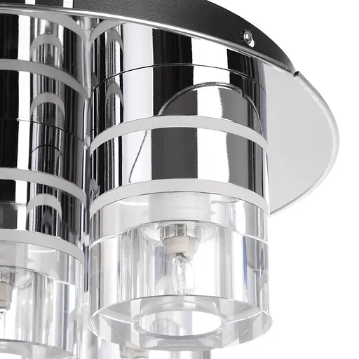 Люстра Brille галогенна з підсвічуванням LED G9 40W CH (BL-651S/5) - фото 3