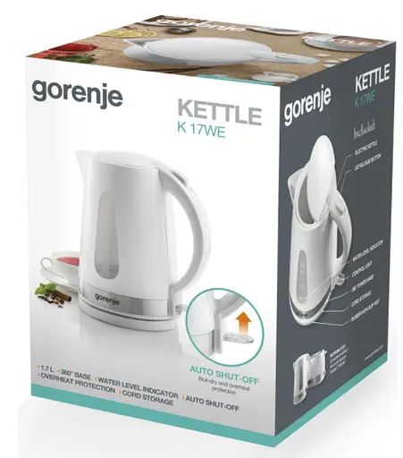 Электрочайник Gorenje K17WE - фото 5