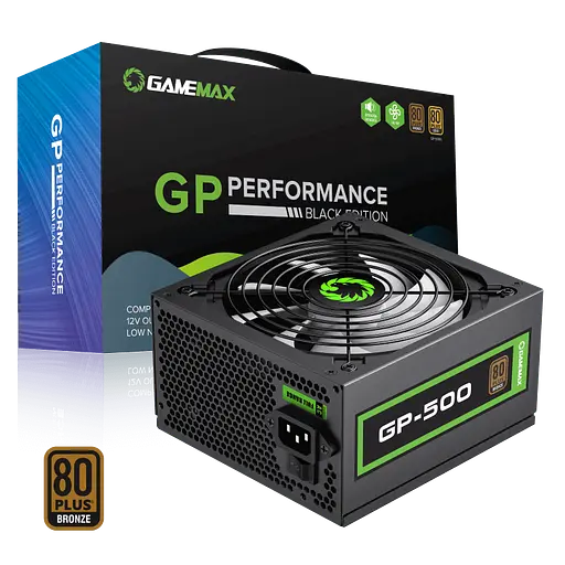 Блок питания GameMax GP-500 500W 80+ Bronze Black (GP-500) - фото 3