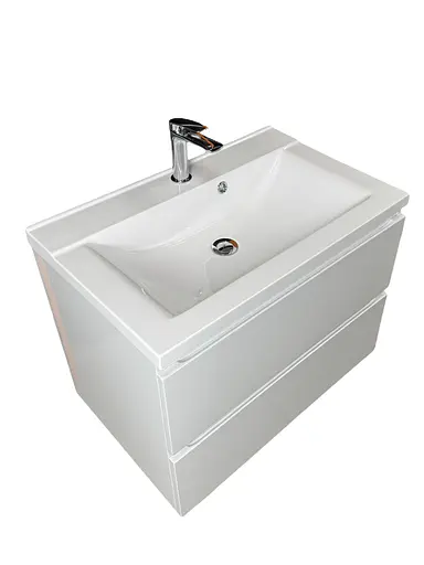 Раковина Adamant умивальник QUANTO штучний камінь прямокутна - фото 4