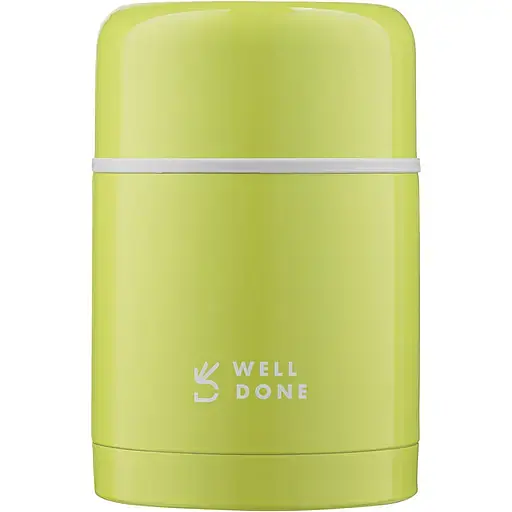 Термос харчовий Well Done з мідним покриттям салатовий 600 мл (WD-7016G) - фото 1