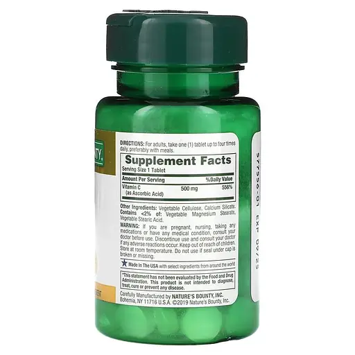 Вітаміни та мінерали Nature's Bounty Vitamin C 500 mg, 100 таблеток - фото 2