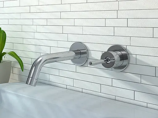 Смеситель для умывальника Kohlman Maxima chrome + BOX скрытого монтажа QW180M Хром - фото 2