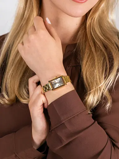 Годинники наручні жіночі стильні кварцові золотисті оригінал Casio LTP-1234G-7AEF (модуль №1330) - фото 9