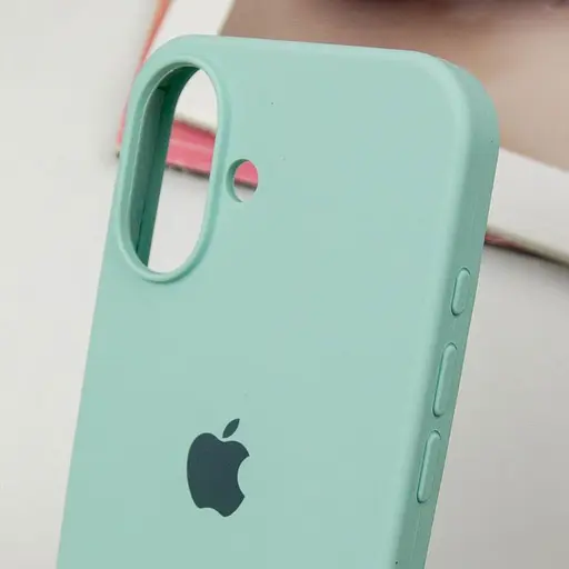 Чехол Epik Silicone Case Full Protective AA для Apple iPhone 16 Plus 6.7 Бирюзовый/Turquoise - фото 6