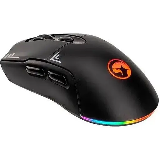 Комп'ютерна миша Marvo M803W BK 500mAh RGB підсвічування 6 кнопок 2.4G Type-C бездротова ігрова чорна - фото 3