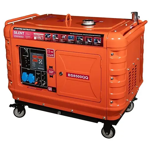 Генератор Синхронний Bison 4.2 кВт BS8500QQ / 4200 Вт / Дизель (41-00410) - фото 1