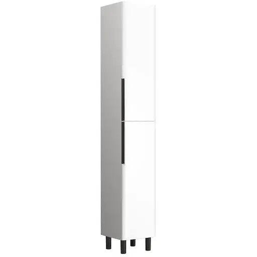 Пенал Мойдодир Iris П-28 для ванної підлоговий/підвісний, Білий - фото 1