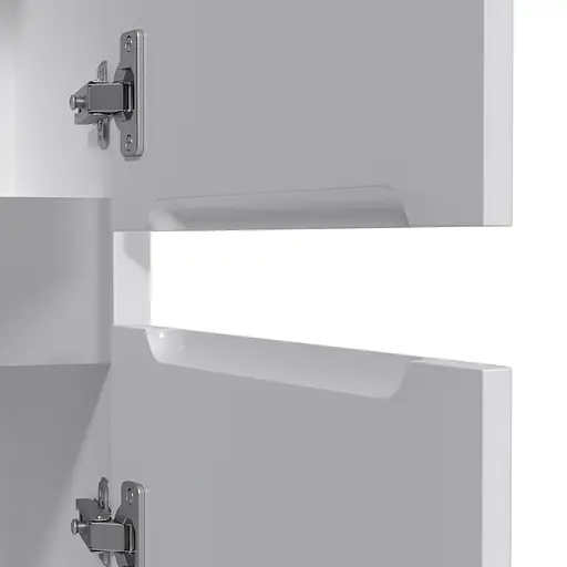 Пенал Am.Pm X-Joy підвісний 35 см правий білий M85CHR0356WG38, Білий - фото 6