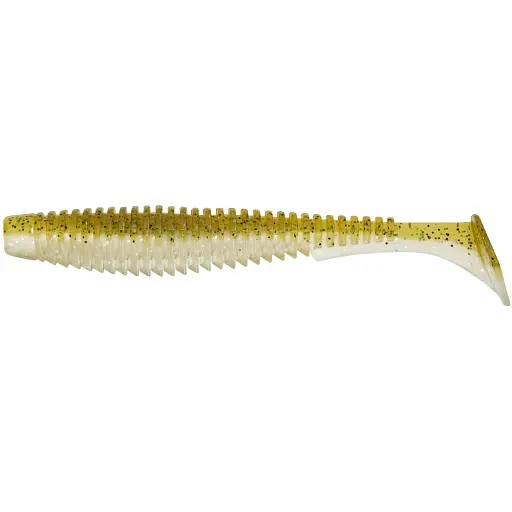 Силикон FishUP U-Shad 4" #202 - Green Pumpkin/Pearl (8 шт/уп)