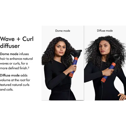 Фэн-стайлер Dyson Airwrap Multi-Styler и Dryer Curly to Coily Vinca Blue/Topaz (533759-01) (124051) - фото 5