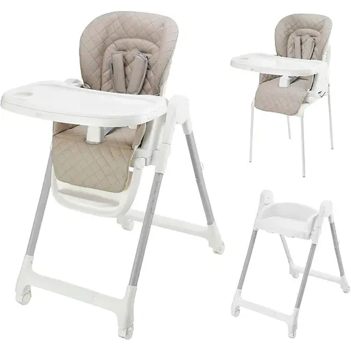 Стульчик для кормления Kinderkraft Tulo Beige (KHTULO00BEG0000)
