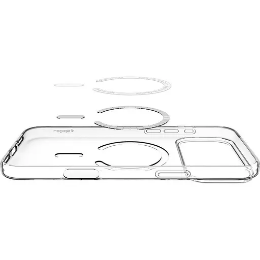 Чохол Spigen Liquid Crystal MagSafe для Apple iPhone 17 Pro Clear White ACS10396 (149409) - фото 8