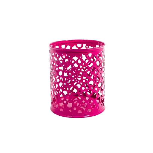 Подставка для ручек металлическая Круглая Кружочки, 8x10 см - фото 3