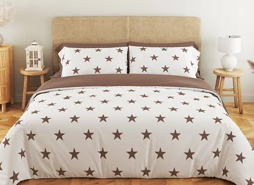 Комплект постельного белья ТЕП Soft dreams Morning Star Cappuccino полуторный капучино с белым (2-03857_25313)