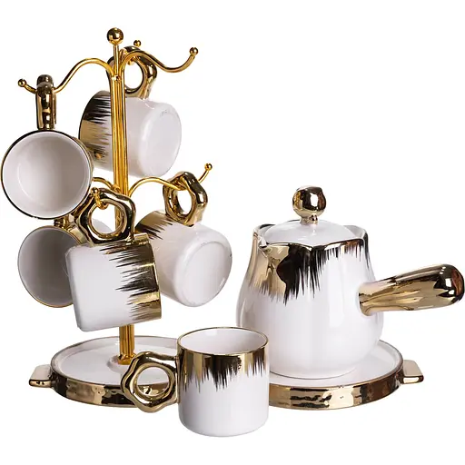Набор для кофе по-турецки фарфоровый Charisma на 6 персон  FM-JJ-3