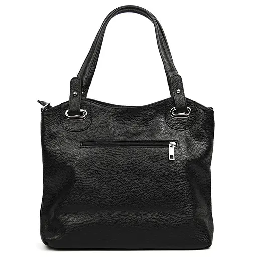 Кожаная женская сумка Virginia Conti 34х27х13 см sum0028616 - фото 3