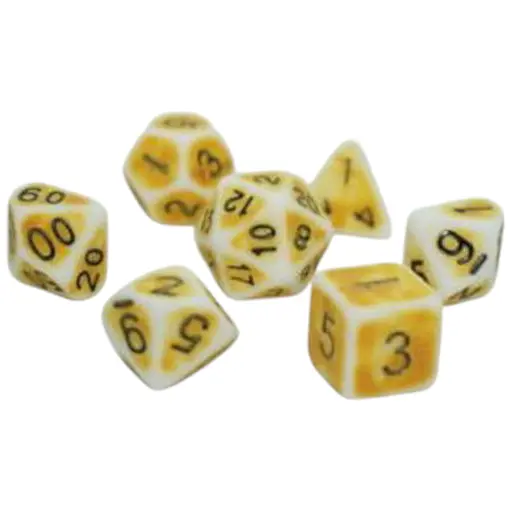 Набір кубиків Ancient 7 Dice Set - Yellow , 7 шт. (g7danc09)